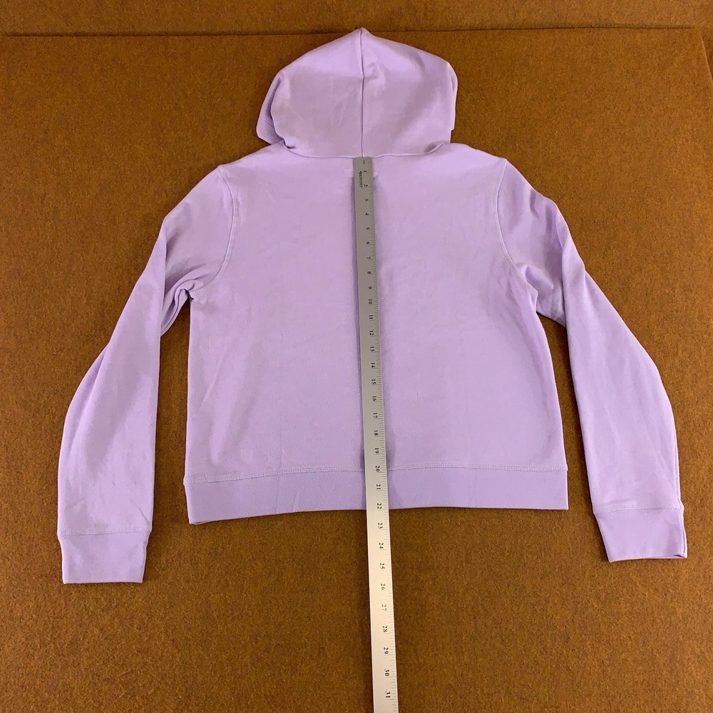Aeropostale Womens Large Purple Fleece Aero Original Logo Pullover Hoodie NWT - Picture 13 of 15
